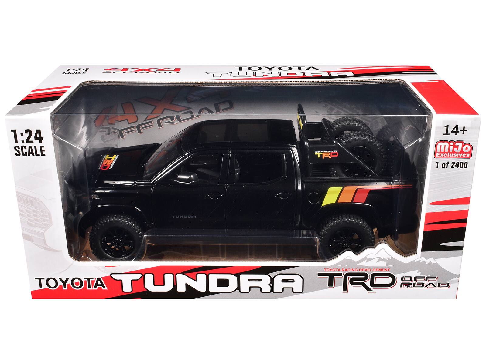 1:24 EXXA TOYOTA SCALE TUNDRA 1:24 OFFROAD SCALE TRD CEC -  
14+ mijo Exclusives 1 of 2400  
TUNDR  
TOYOTA RACING DEVELOPMENT OFF TOYOTA TUNDRA TRD ROAD