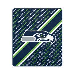 Pegasus - Seattle Seahawks 60" x 70" Diagonal Lined Wordmark Ultra Soft Blanket - Multicolor