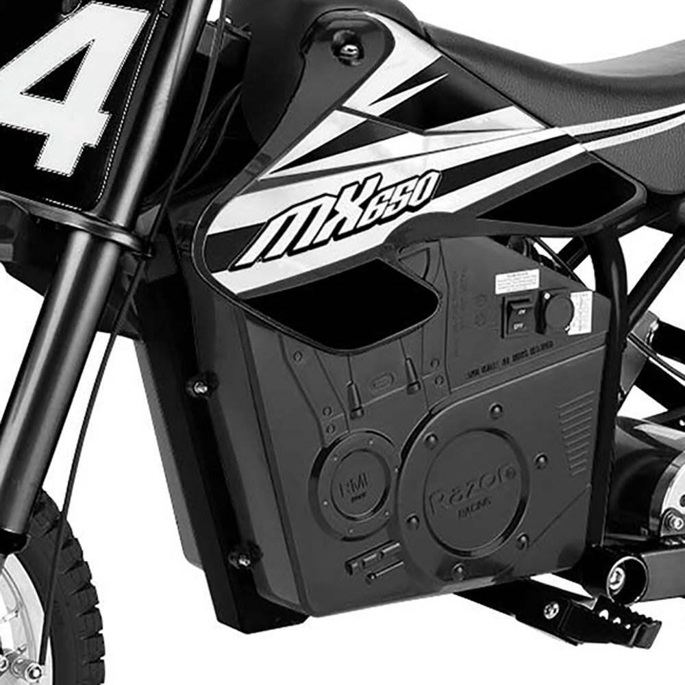 Alt View 11. Razor - MX650 Dirt Rocket High-Torque Electric Motocross Dirt Bike (2 Pack) - Black.