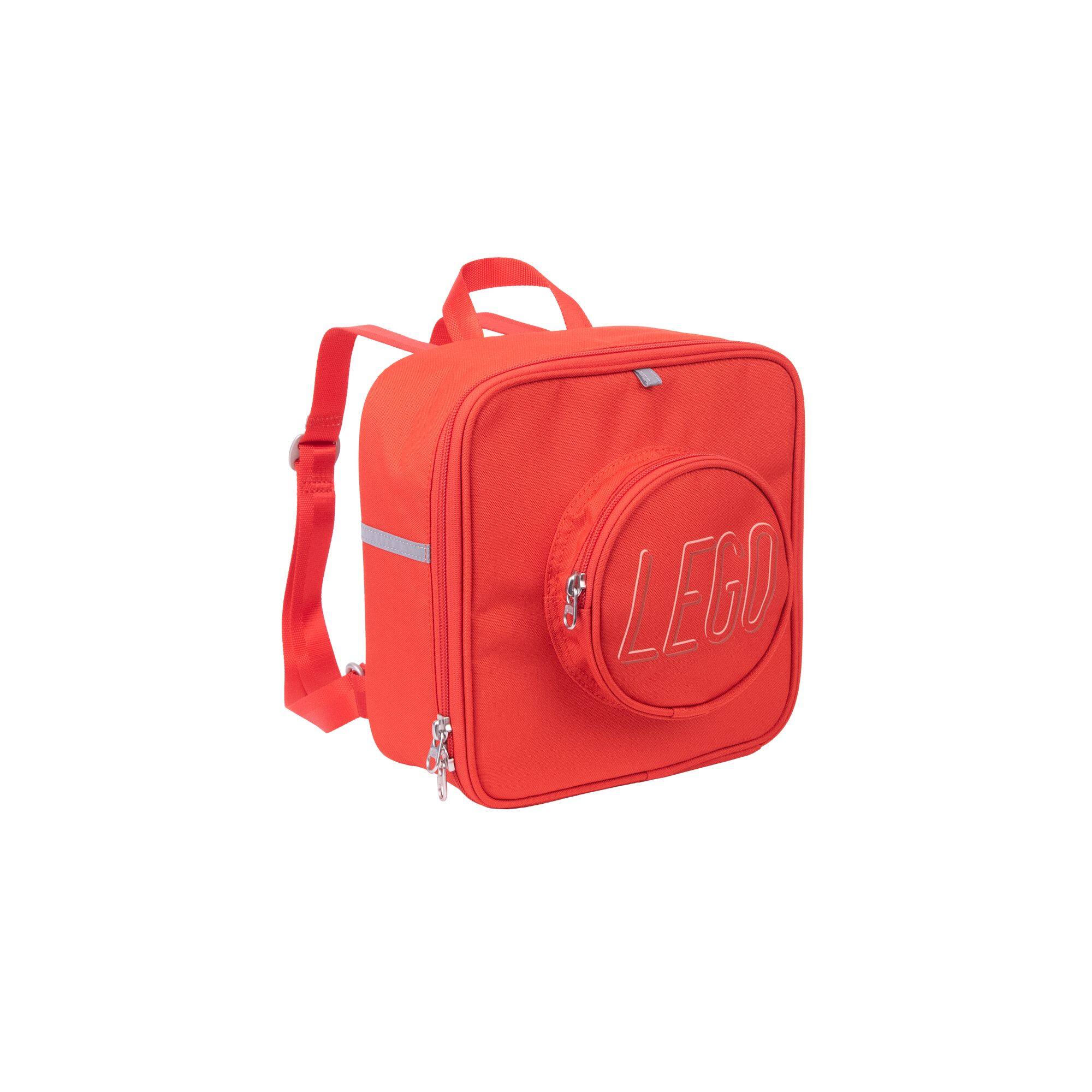 Front. LEGO - LEGO Small Brick Backpack - Red.