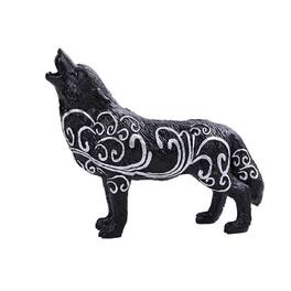 Pacific Trading - The Wolf Spirit Collection Swirling Wolf Spirit Collectible Figurine 6.25 inch