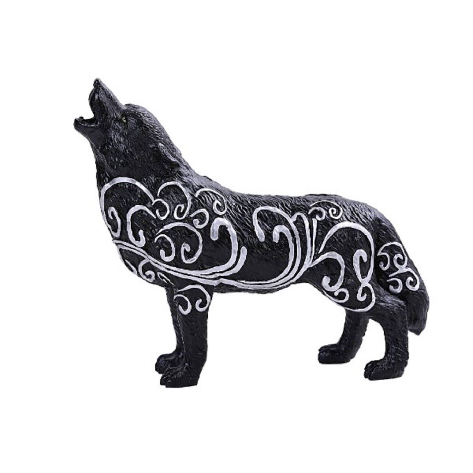 The Wolf Spirit Collection Swirling Wolf Spirit Collectible Figurine 6.25 inch