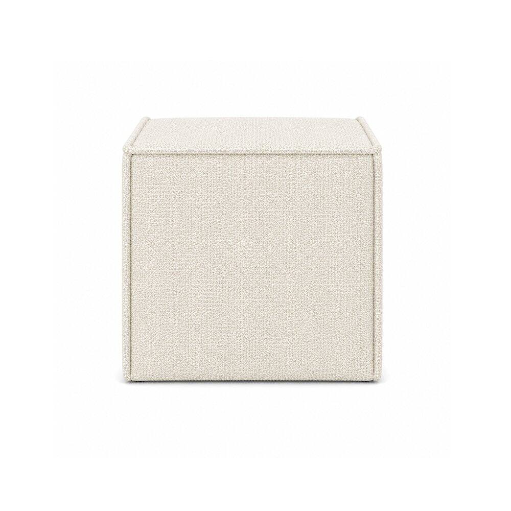 Angle. Sanford - Pontchartrain Pouf Ottoman Chenille Cloud - Cloud.