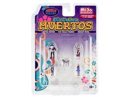 American Diorama - "Dia de los Muertos" 5 piece Diecast Set Limited Edition to 3600 pieces Worldwide for 1/64 Scale - Multi