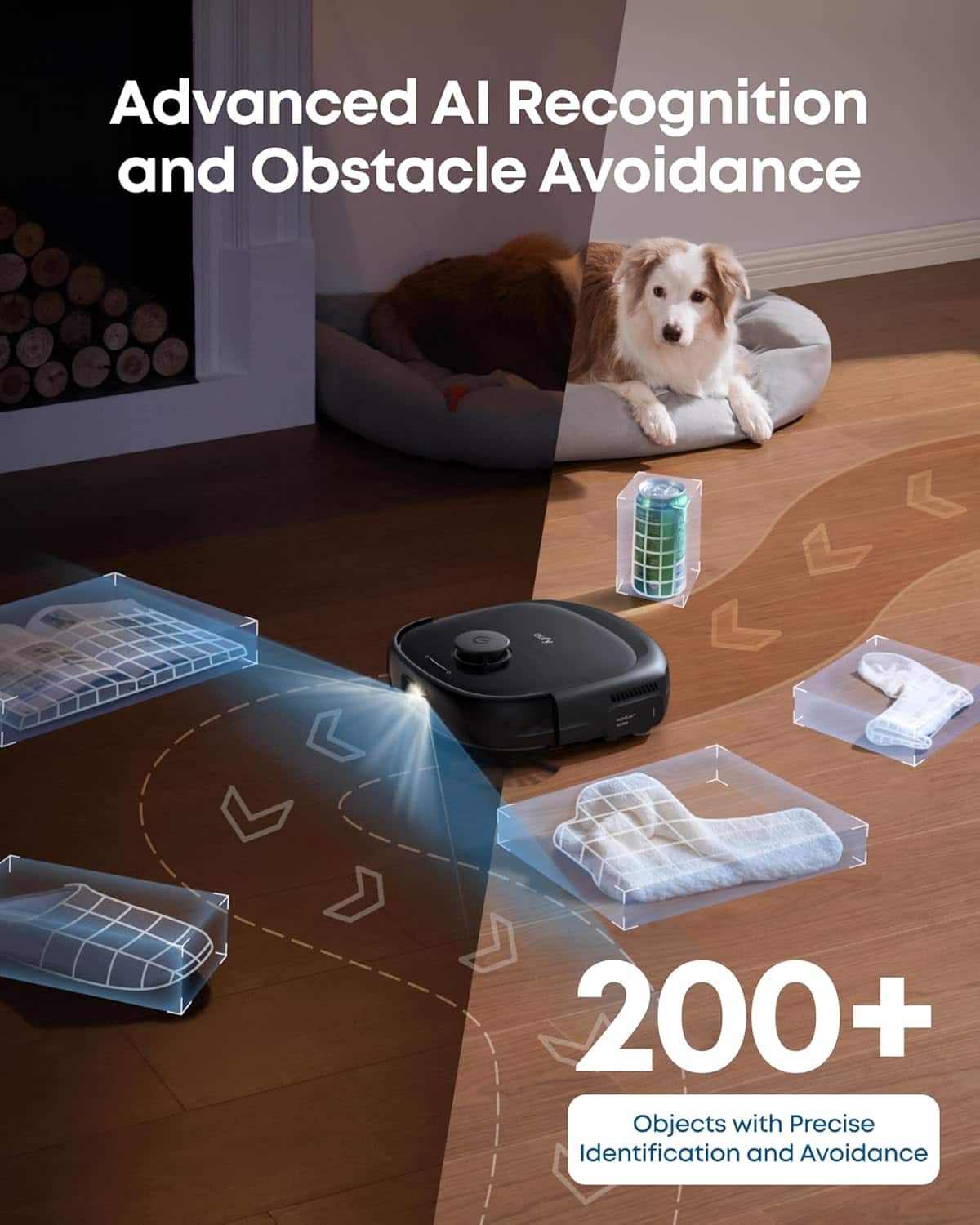 Advanced AI Recognition and Obstacle Avoidance
200+ Objects with Precise Identification and Avoidance