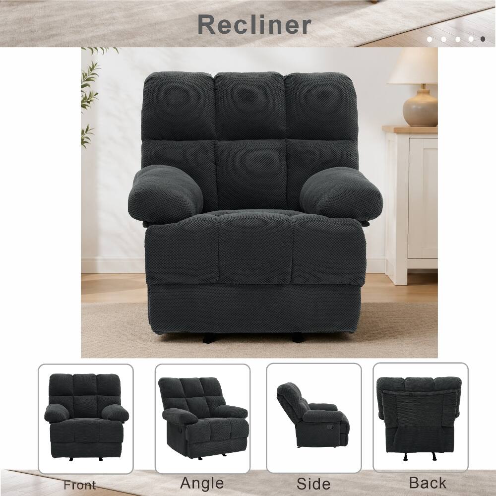 Recliner

Front
Angle
Side
Back