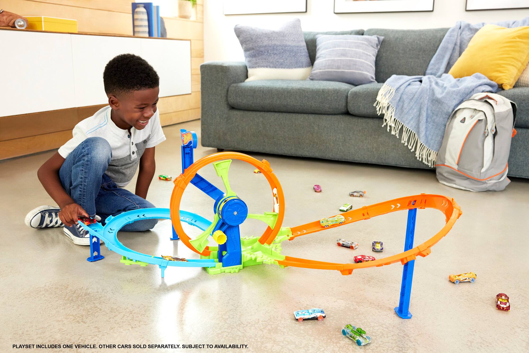 Hot Wheels Rapid Launch & LoopFigure 8 Track Set JBX65 - Best Buy