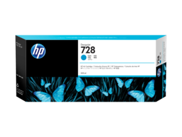 HP - 728 300-ml Cyan DesignJet Ink Cartridge, F9K17A