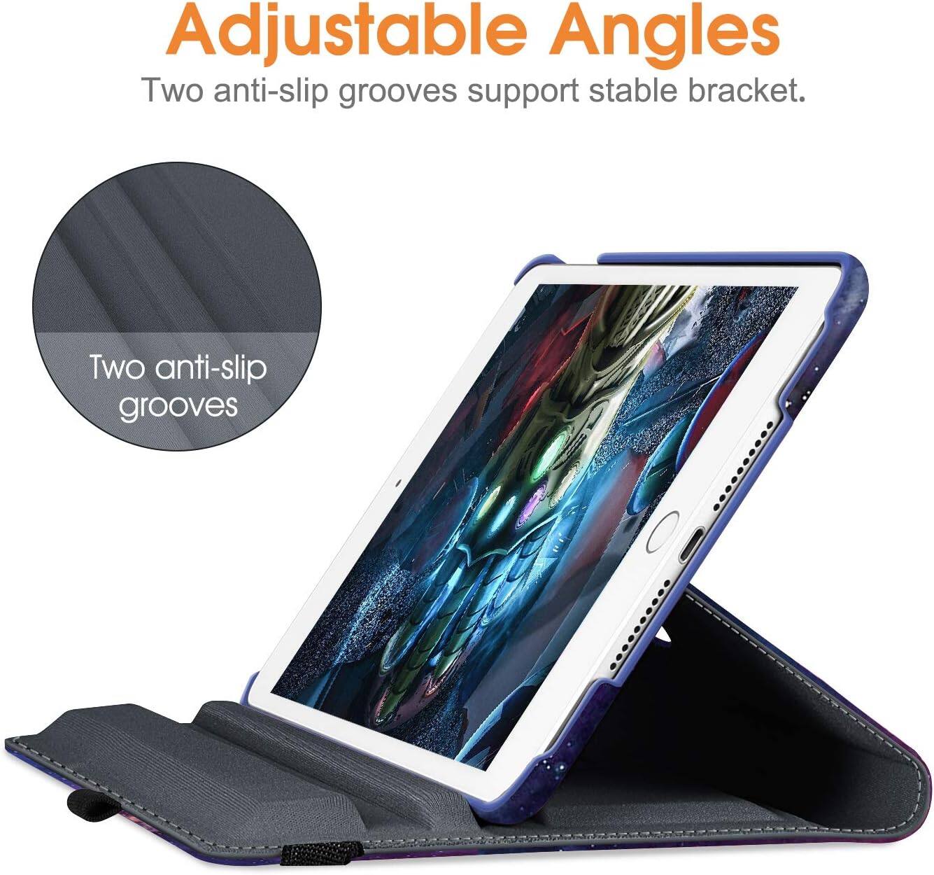 Adjustable Angles  
Two anti-slip grooves support stable bracket.  
Two anti-slip grooves