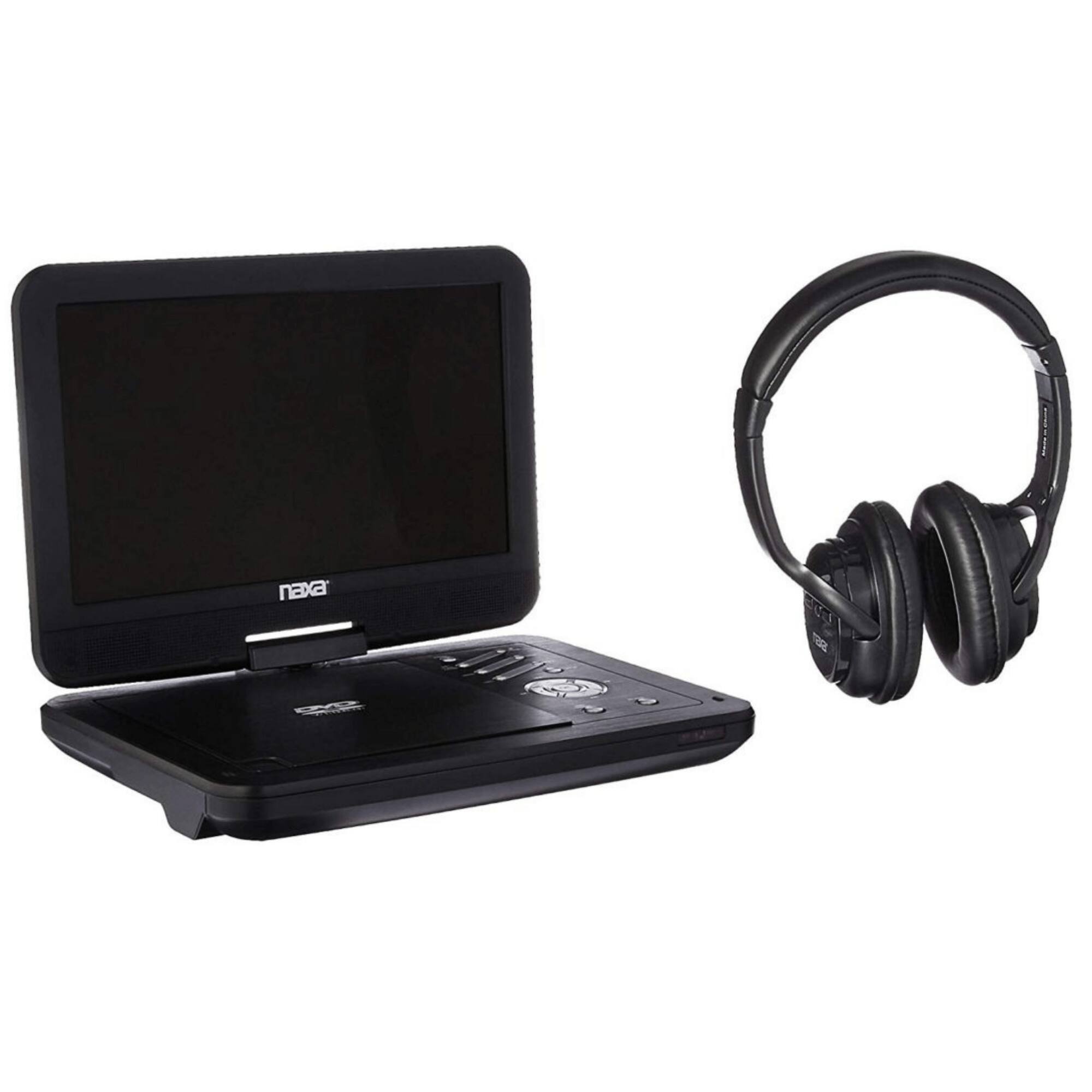 Alt View 2. Naxa - 10" Portable DVD Bluetooth Kit.