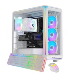 iBUYPOWER - Element Gaming Desktop PC - AMD Ryzen 7 9700F, NVIDIA GeForce RTX 5070 12GB, 32GB DDR5 RGB, 1TB NVMe SSD - White