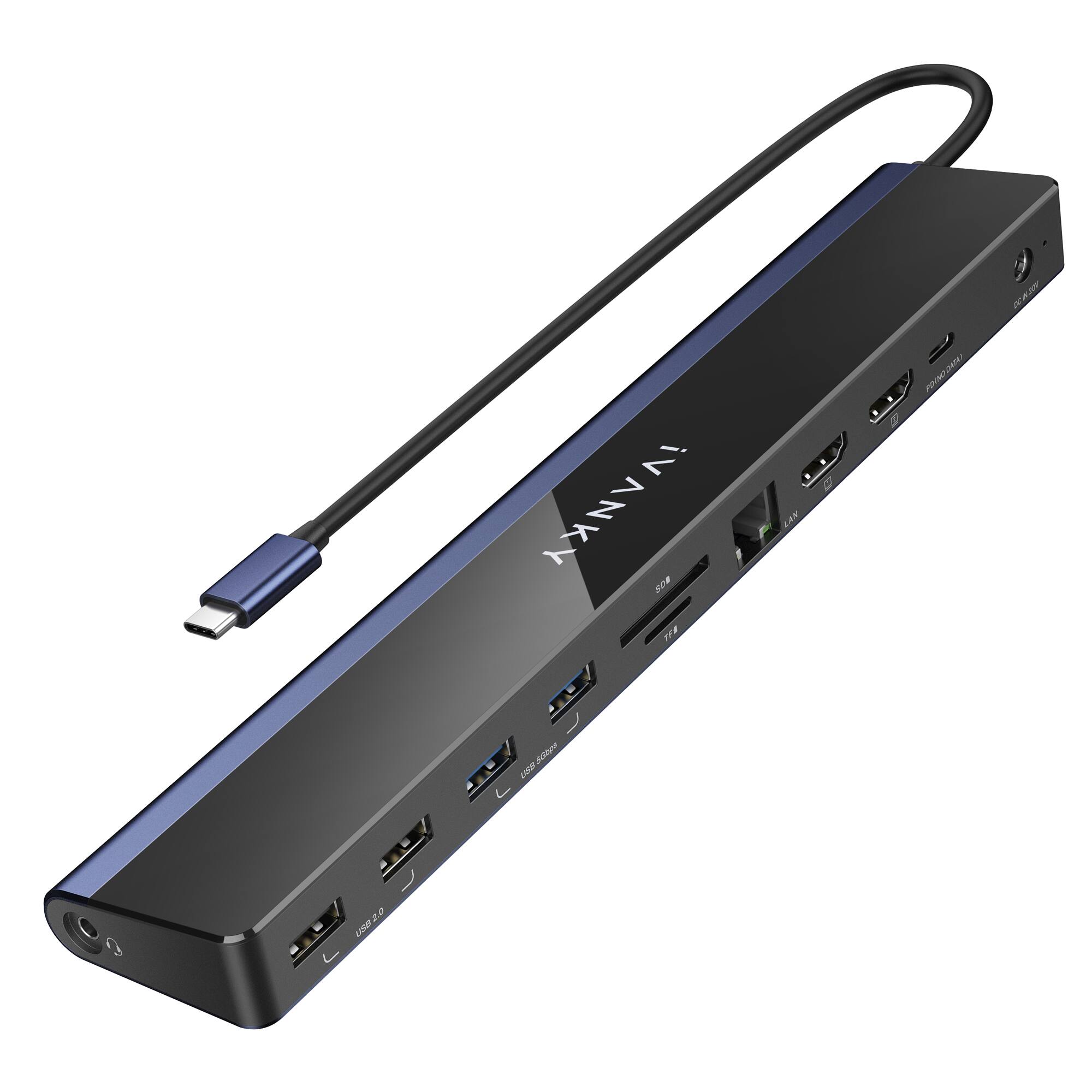 The text on the image reads:

"VANNA

USB 3.0
USB 2.0
USB 2.0
USB 2.0
HDMI
VGA
SD
LAN
POWER DATA"