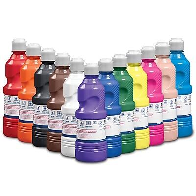 Alt View 1. Prang - Prang Ready-To-Use Washable Tempera Paint, Assorted Colors, 16 oz., 12/Carton (21696) - Assorted Colors.