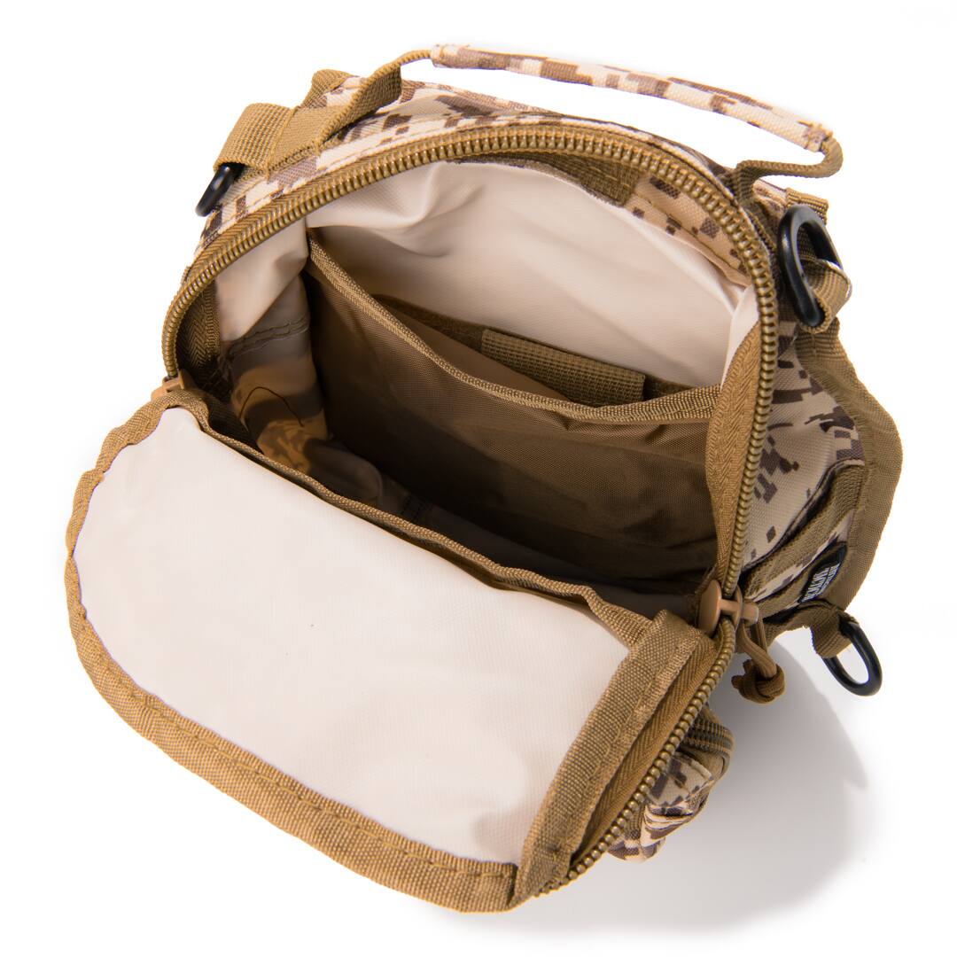 Alt View 2. Rattlesnake Tactical - Rattlesnake Tactical Sling Pack with Pistol Retention System, Digital Desert - Desert Digital.