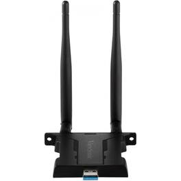 ViewSonic - VB-WIFI-005 Dual Band WiFi 6 USB Adapter for IFP50-3/4/5, IFP52, IFP62, IFP110G, CDE20 and CDE30 Series with - Black
