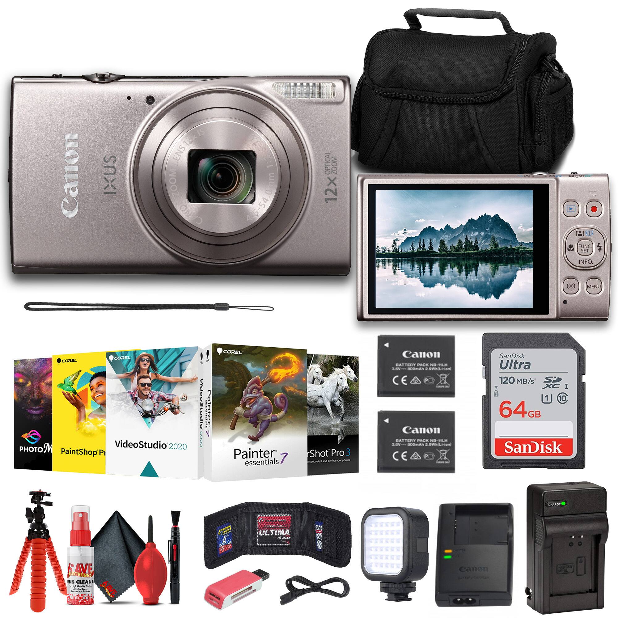 Canon IXUS ENS12KIS 12x15 ENS ZOOM ONO 7:36-70 45-54.0 OPTICAL ZOOM 12x  
J FUNC SEP INFO 10 MENU COMEL FISREL PHOTOS  
VideoStudio 2020 PaintShop P VideoStudio Painter A 11. COREL Painter essentials Shot Pro 3  
Canon elicns -- NETILm - nu Canon ADS - - .- - - . -  
SanDisk Ultra 120 MB/s 64GB SanDisk CAM ULTIMA AVE ACd as CLEARE -in canon