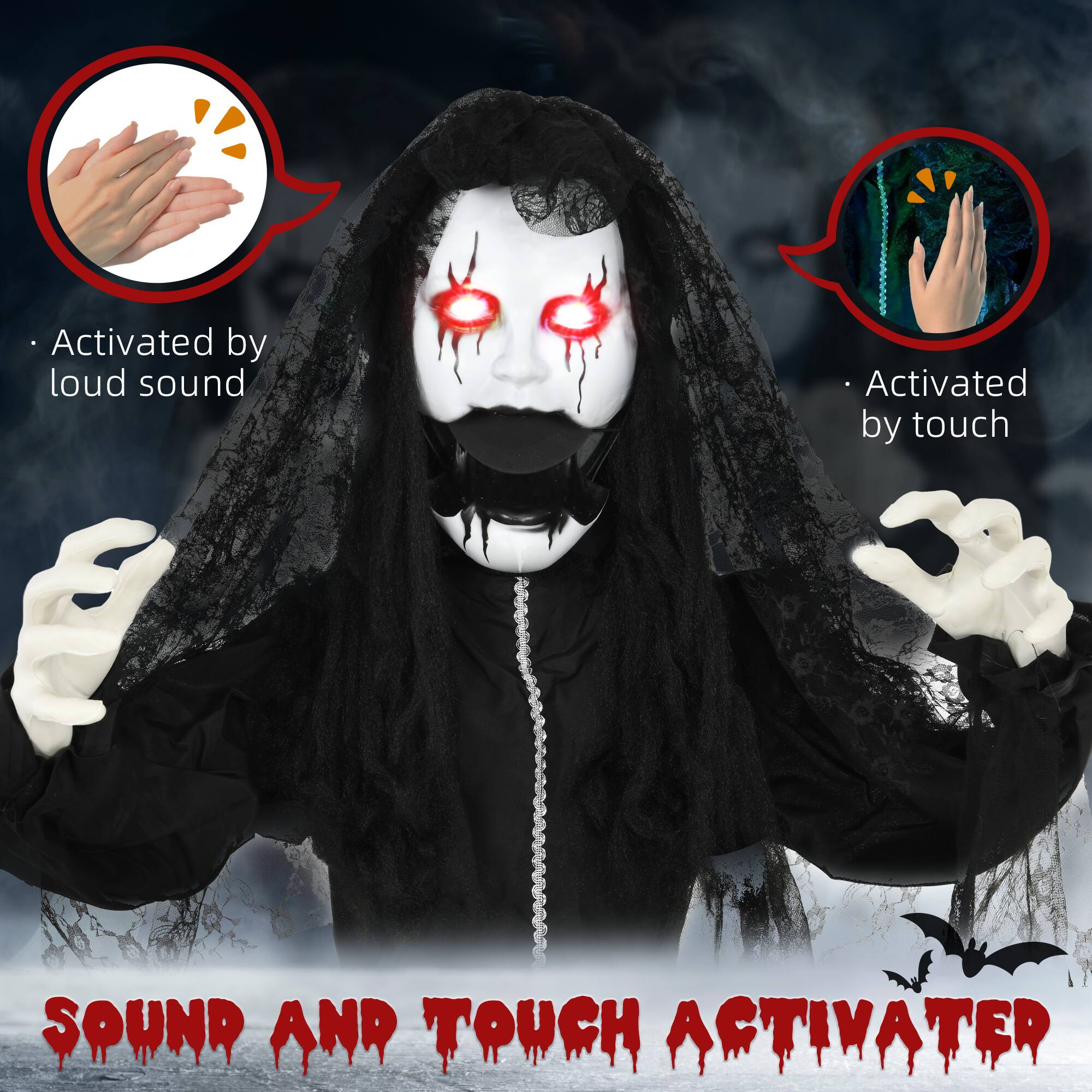 Activated by loud sound  
Activated by touch  
SOUND AND TOUCH ACTIVATER