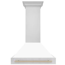 ZLINE Autograph Edition - 36 inches - Externally Vented - Wall Range Hood - Stainless Steel