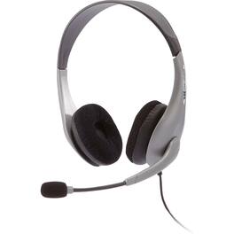 Cyber Acoustics - AC-404 Headset - Stereo - Mini-phone (3.5mm) - Wired - 20 Hz to 20 kHz - Over-the-head - Binaural - Unknown
