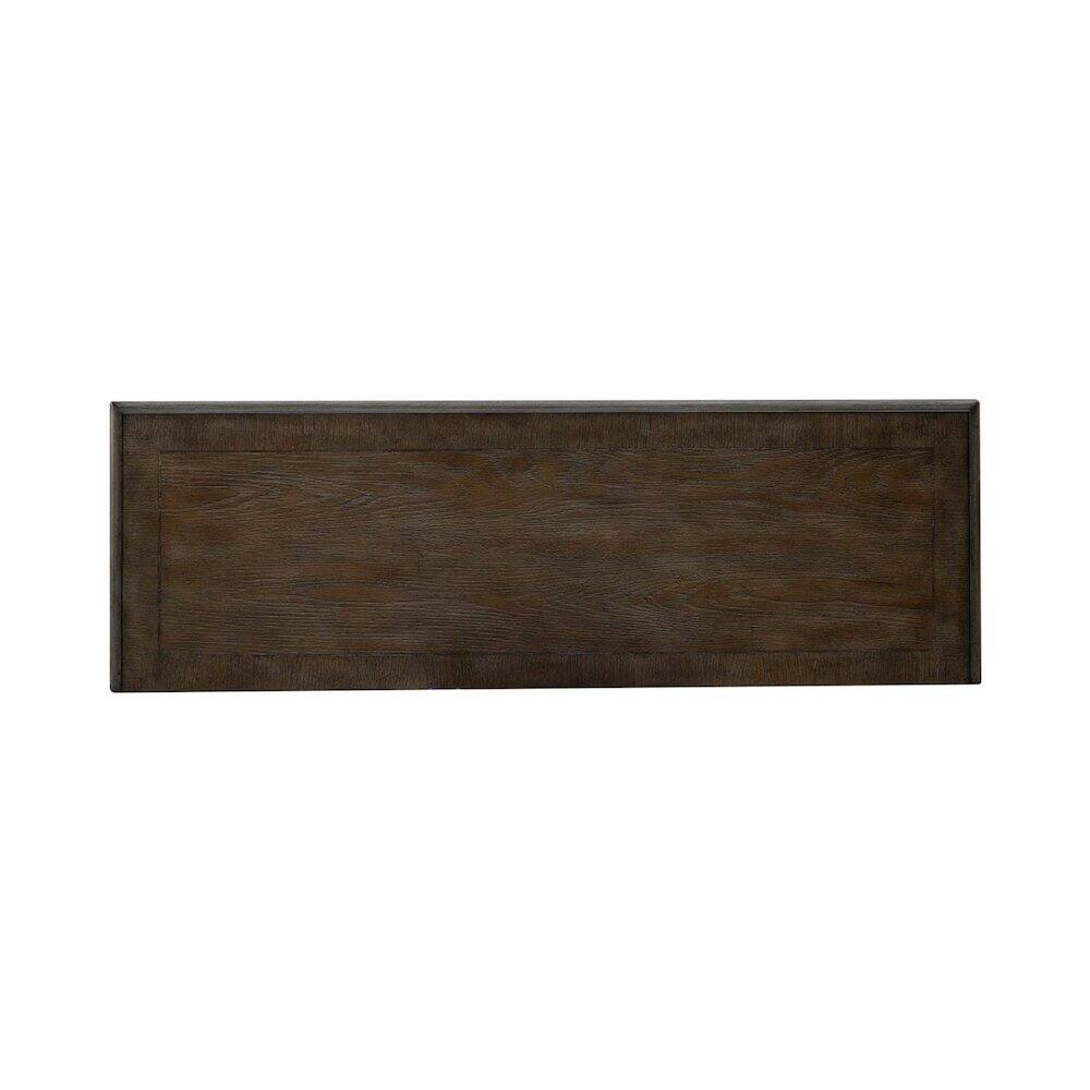 Angle. Liberty Furniture Industries - Manor 42 Inch Hall Console Table Storage - Antique White & Weathered Bark - Antique White & Weathered Bark.