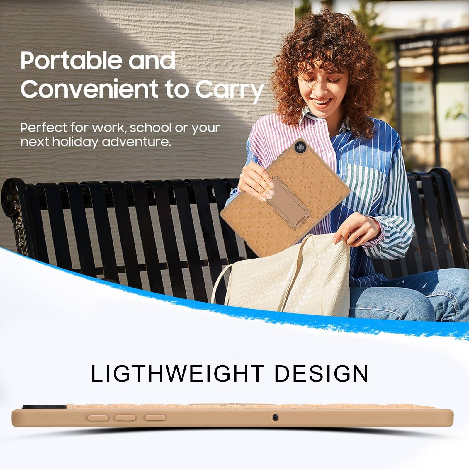 Portable and Convenient to Carry  
Perfect for work, school or your next holiday adventure.  

LIGHTWEIGHT DESIGN