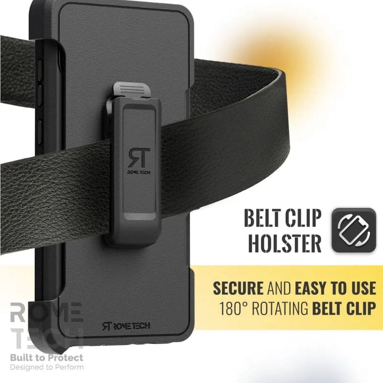 ROME TECH BELT CLIP HOLSTER  
Built to Protect  
Designed to Perform  
SECURE AND EASY TO USE  
180° ROTATING BELT CLIP