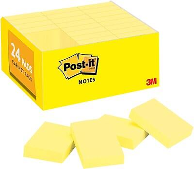 24 Pads Cabinet Pack Post-it Notes 3M