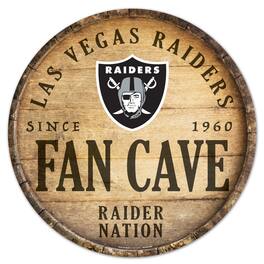 WinCraft - Las Vegas Raiders 14'' Circular Wood Sign - Multicolor