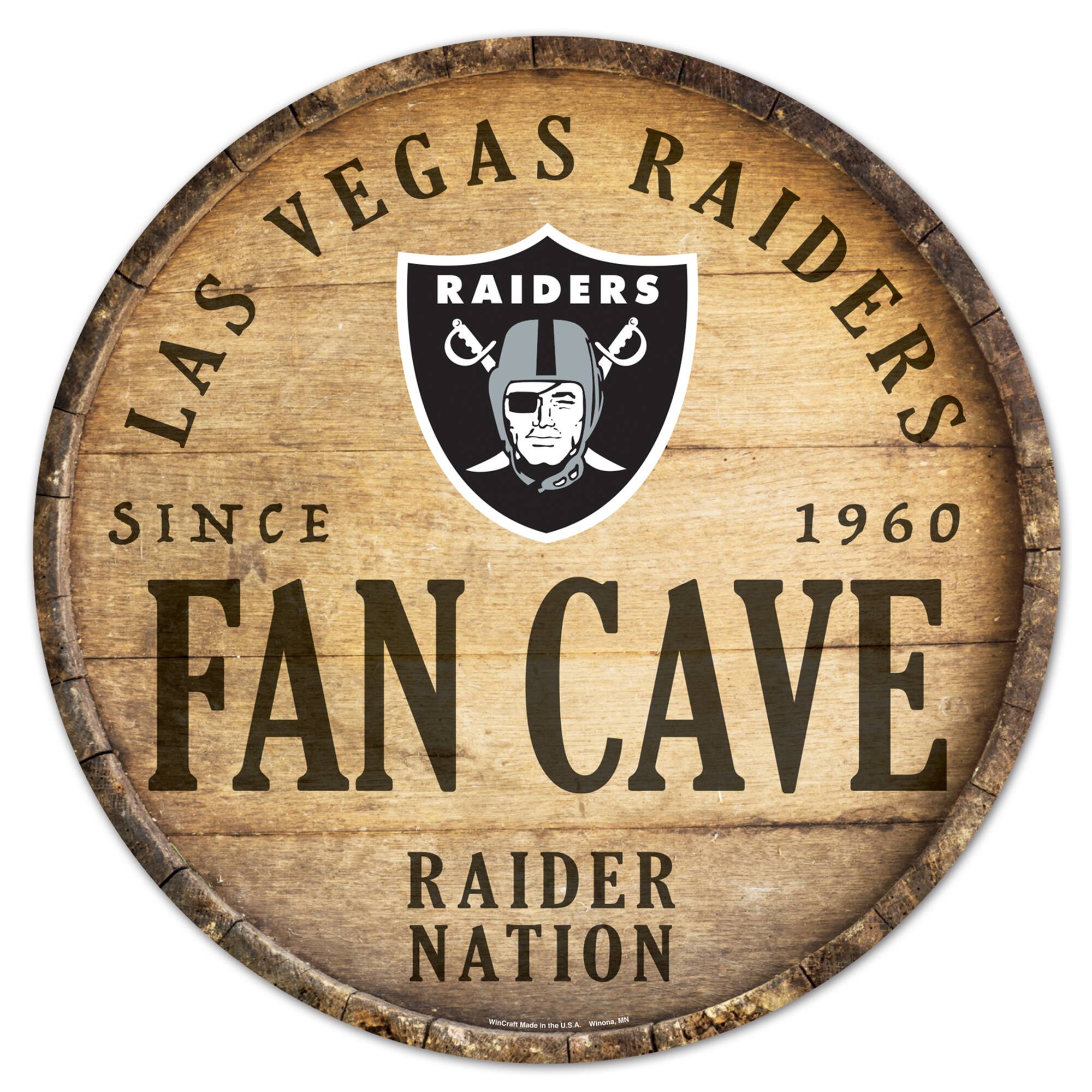 LAS VEGAS RAIDERS  
SINCE 1960  
FAN CAVE  
RAIDER NATION