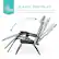 LIE BACK AND RELAX
Built with freely adjustable back and footrests so you can find and enjoy the perfect angle
160° Degrees