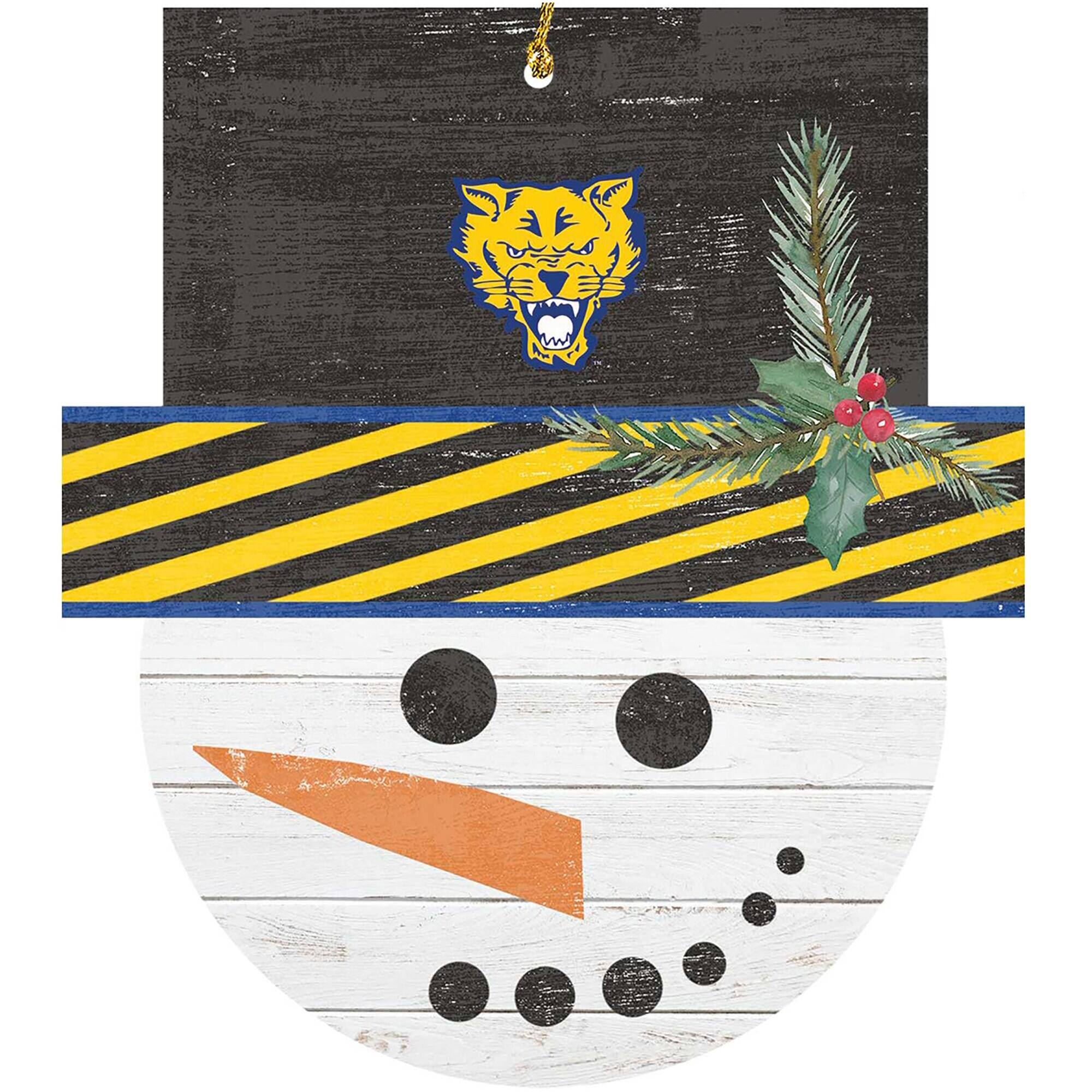 Alt View 3. Jardine - Fort Valley State Wildcats Ornament Bundle - White.