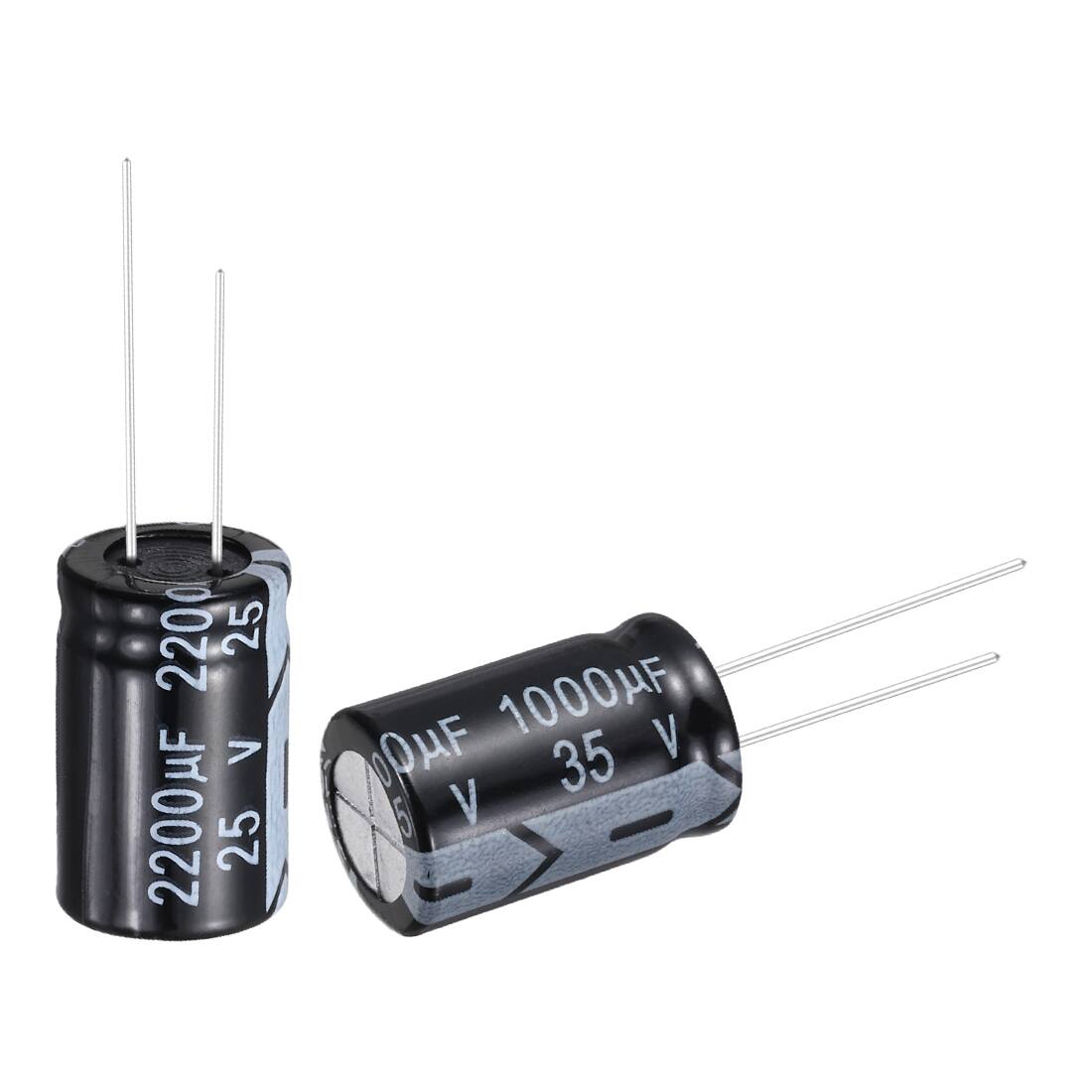 Unique Bargains - 1000uF 35V 13x20mm Electrolytic Capacitor, Radial Leads Aluminum, 24pcs, for Power Supplies/Audio/Lighting - Black price history on PriceWatchPro