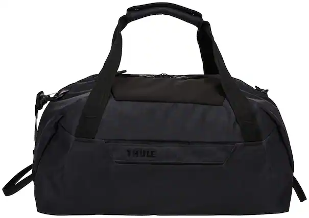 Front. Thule - Aion Duffel Bag – Eco-Friendly 35L Everyday & Travel Companion - Black.