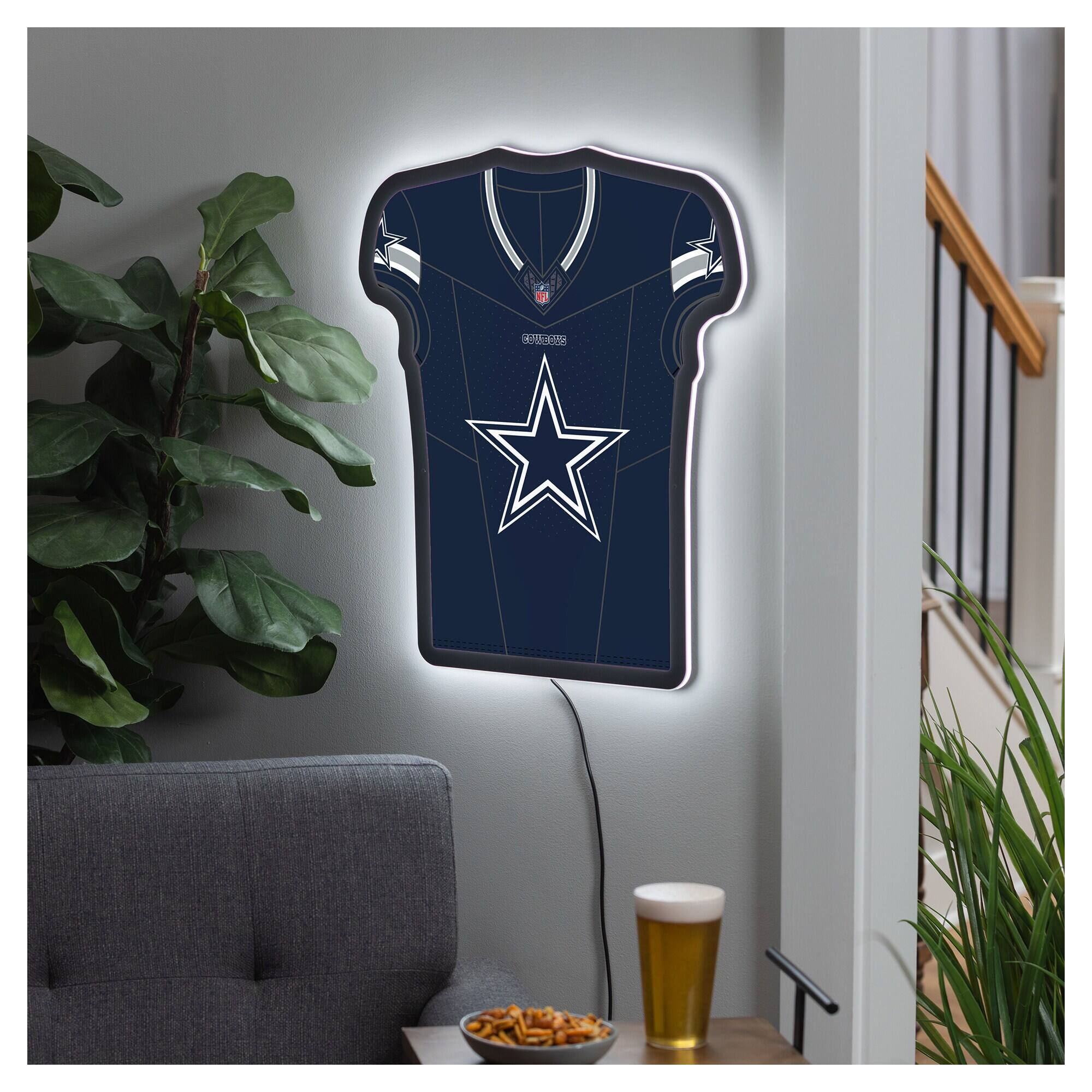Dallas Cowboys 23" LED Jersey Lighted Wall Sign