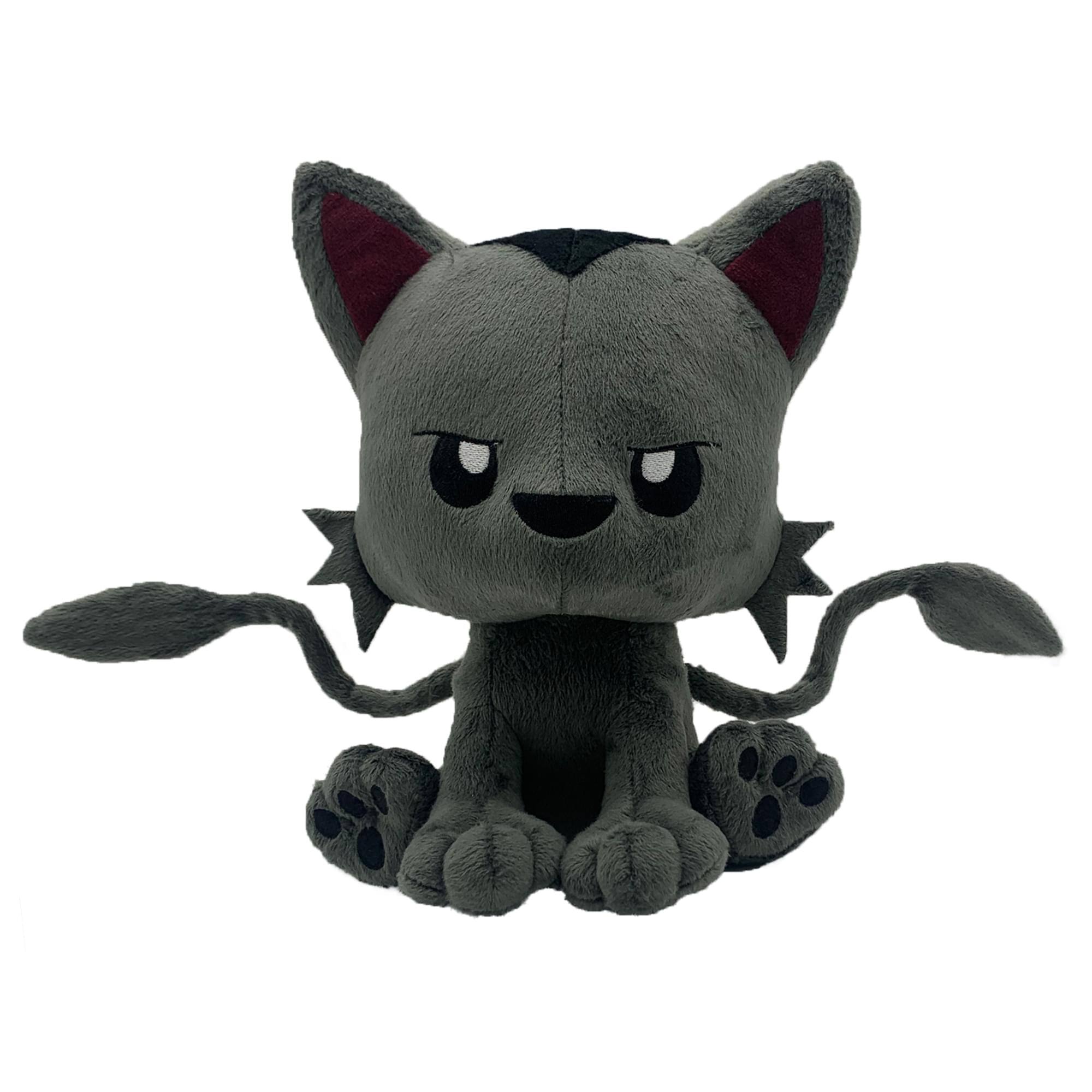 Alt View 1. Tentacle Kitty - Tentacle Kitty Campaign Critters Dungeon Coeurl Plush - Grey.