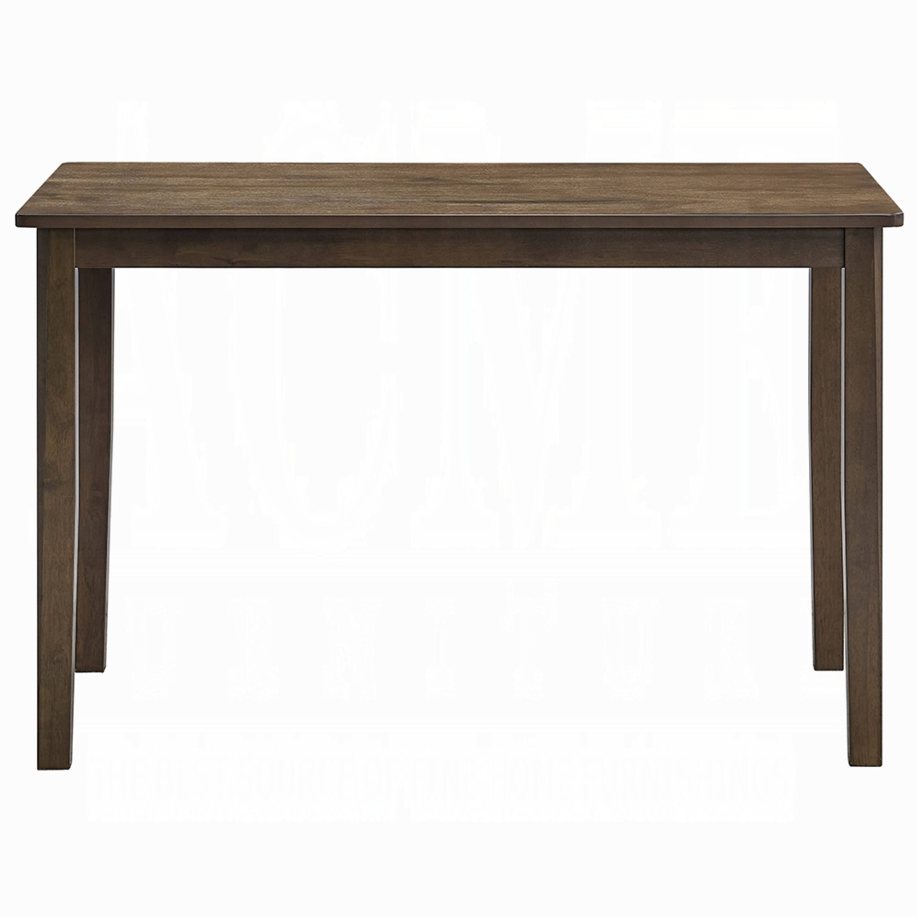 Alt View 1. Manhattan Lane - Dexy Dining Table, 47 Inch Rectangular Top, Farmhouse Walnut Brown - Walnut Brown.