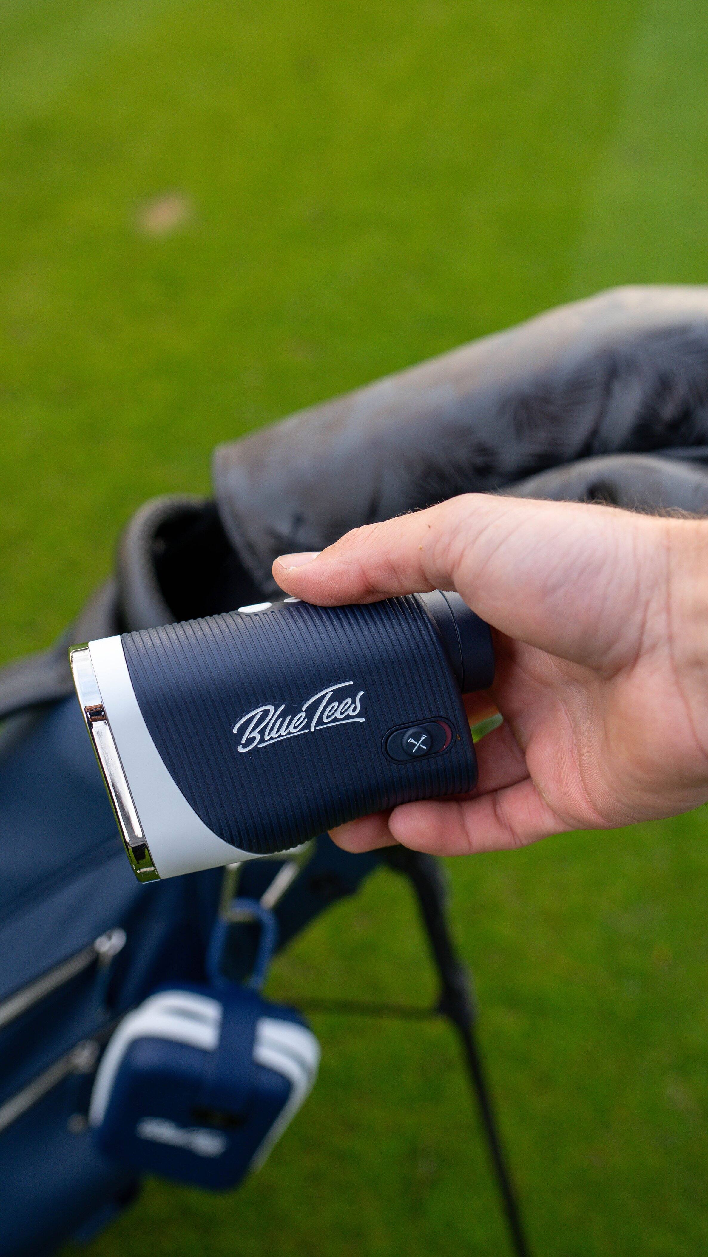 Alt View 16. Blue Tees - Series 3 Max + Golf Rangefinder with Slope Switch, 1000-Yard Range, 6x Zoom, Flag Lock & Vibration - Navy.