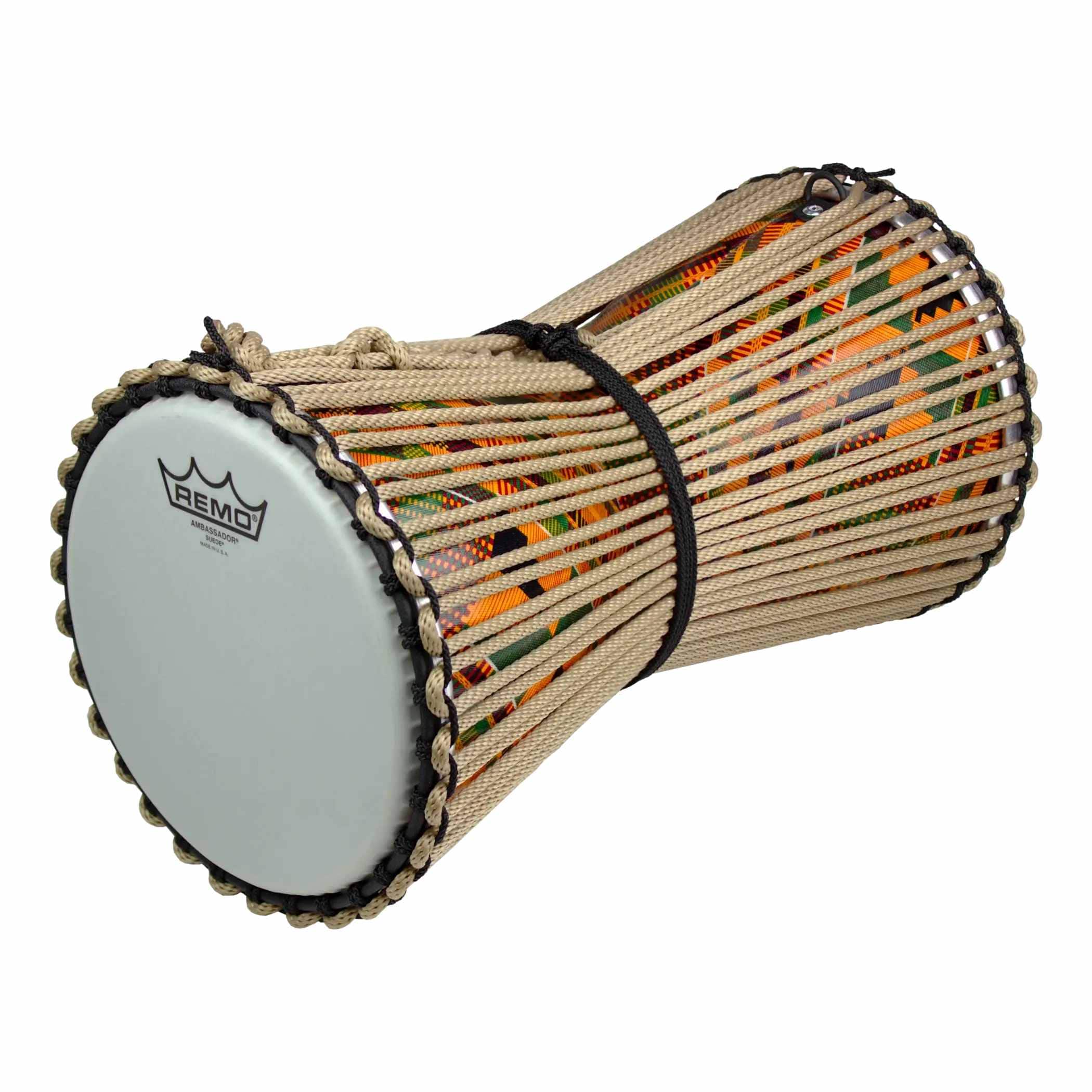 Remo - Talking Drum, 8 X 16 Height, Suede Drumhead, Rope, Fabric Kintekloth Finish price history on PriceWatchPro