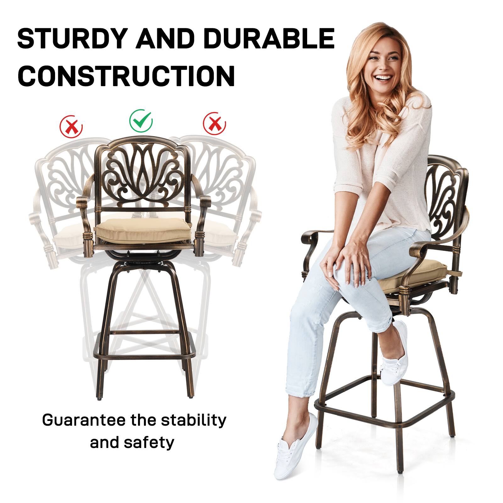 STURDY AND DURABLE CONSTRUCTION

Guarantee the stability and safety