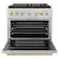 Angle. ZLINE - 36 in. Wide 6 Burner Autograph Paramount Gas Range with DuoPro Cooktop & Polished Gold Accents (PSGRZ-36-G) - Stainless Steel.