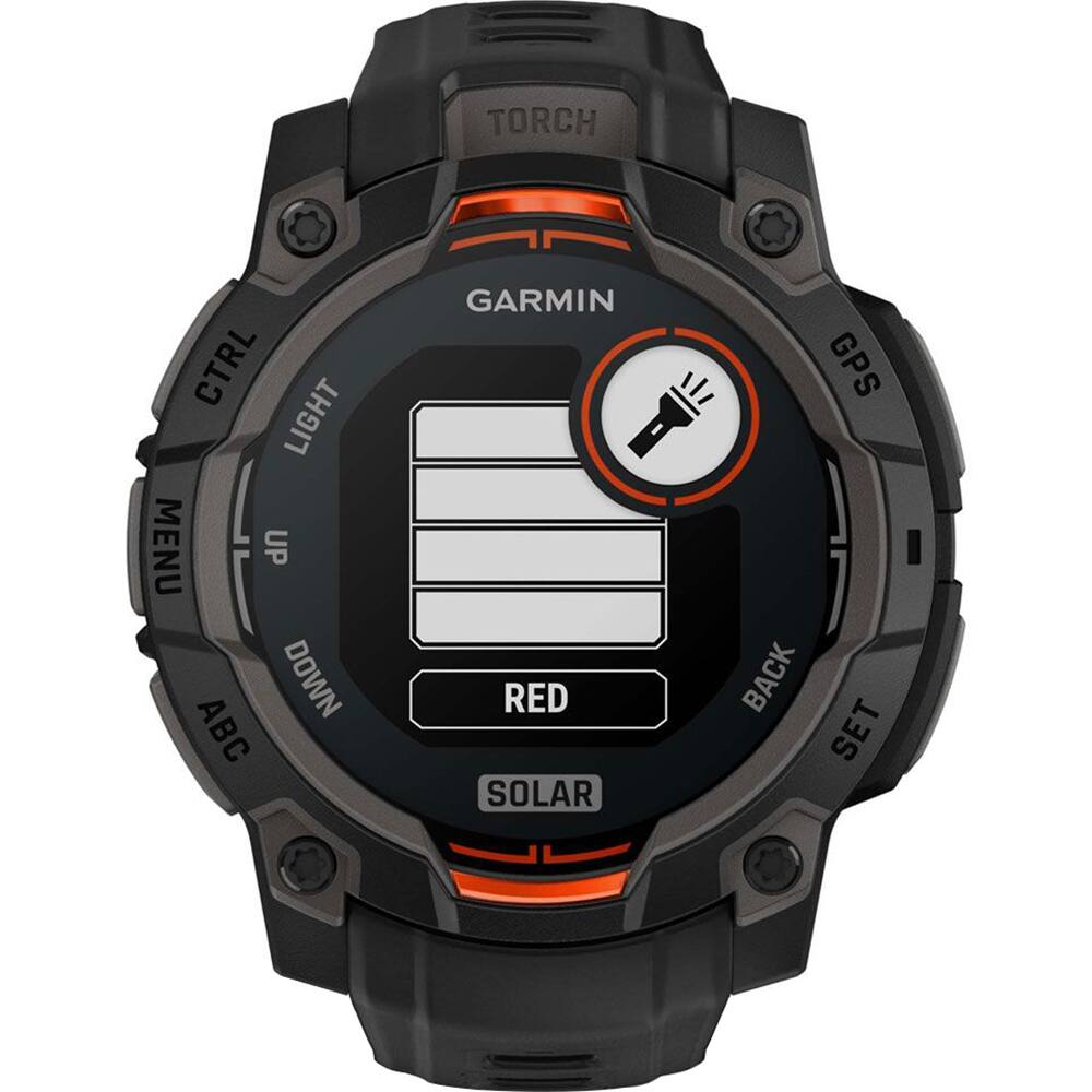 TORCH  
CTRL LIGHT MENU UP ABC DOWN  
GARMIN RED SOLAR  
GPS BACK SET