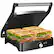 Front. OSTBA - Panini Press Grill , 4-Slice Indoor Grill, 180° Open - Black.