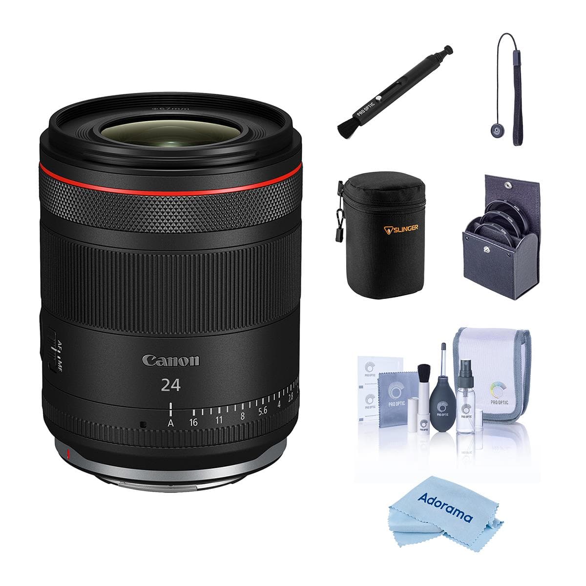 Bundle - Canon - RF 24mm f/1.4 L VCM Lens, with Included Value