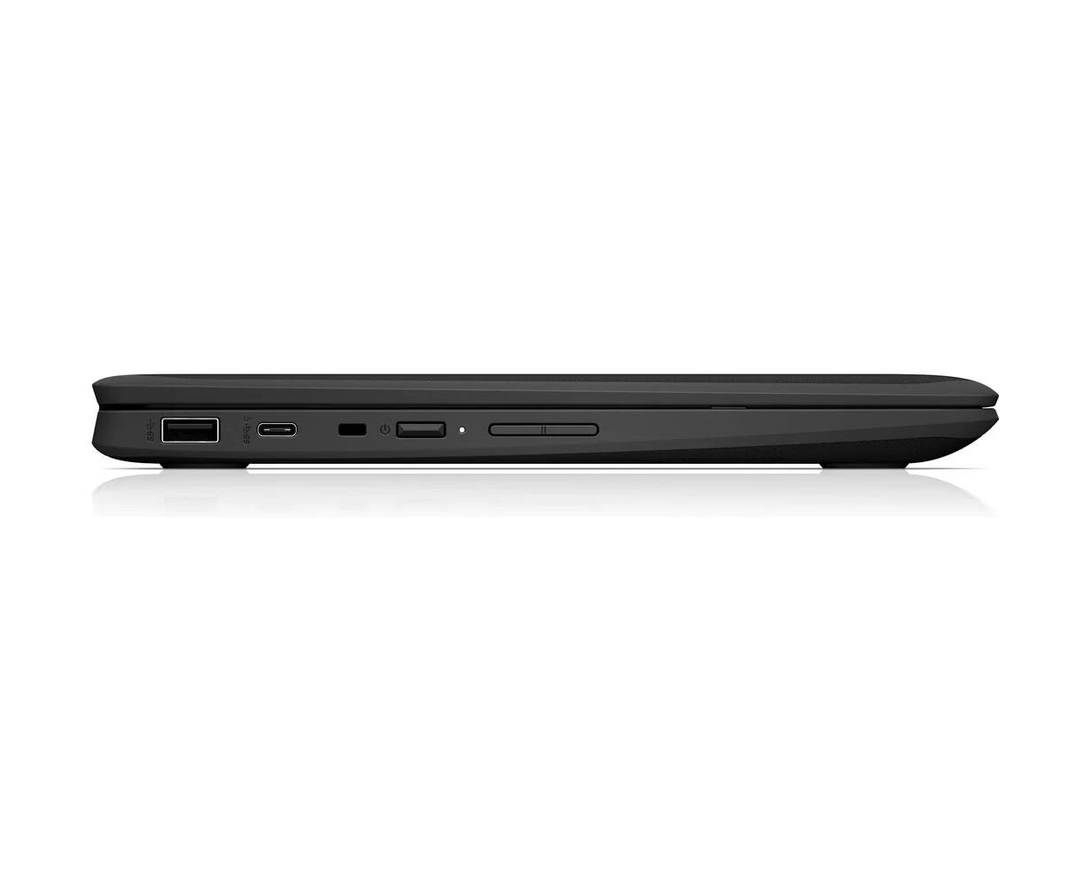 Alt View 4. HP - Chromebook x360 11 G4 Education Edition 11.6" Intel Celeron N5100 1.1 GHz 8GB RAM 64GB eMMC with PEN ChromeOS - Black.