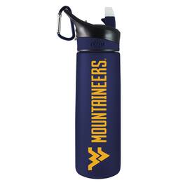 The Fanatic Group - West Virginia Mountaineers 24oz. Tritan Plastic Sport Bottle - Navy