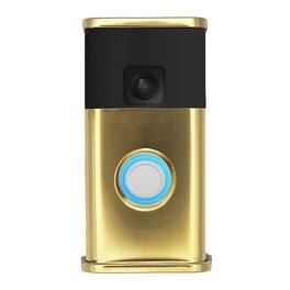 Michael Healy - Traditional Video Doorbell Cover (Ring Battery Doorbell 2024 Release) - Polished Brass