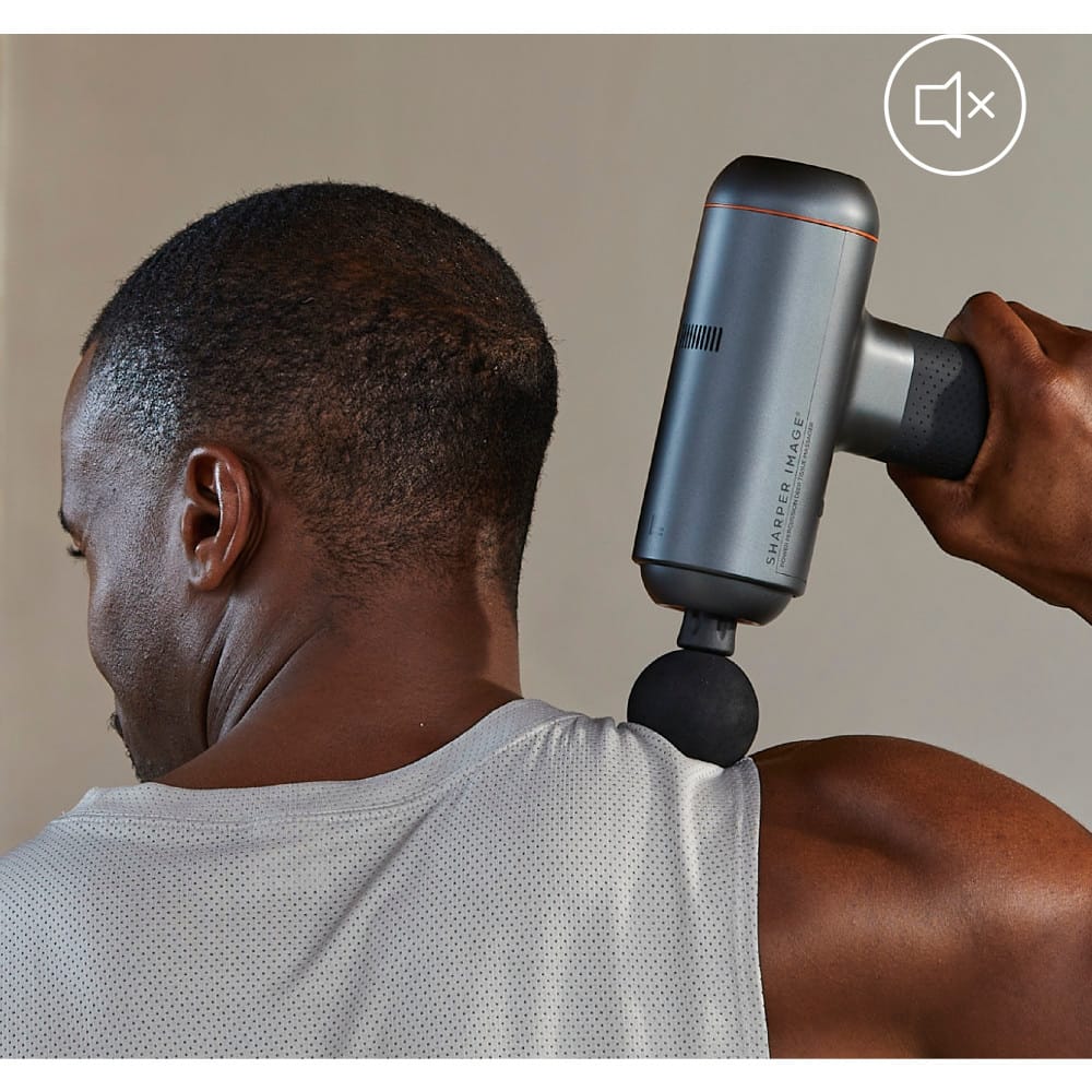 Alt View Zoom 12. Sharper Image - Powerboost Deep Tissue Massager - Black.