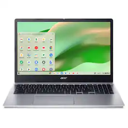 Acer - Refurbished Excellent - Chromebook 315 CB315-5H-C7KX 15.6" Laptop Intel Celeron N100 3.40GHz 4GB RAM 128GB SSD ChromeOS - Silver