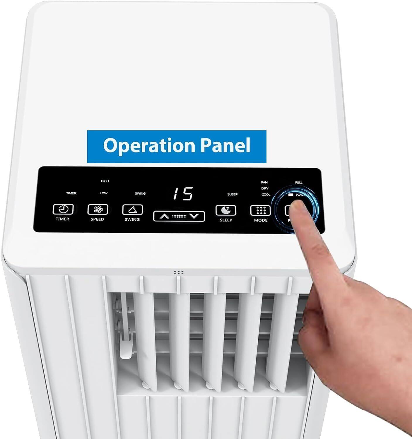 Operation Panel

- TIMER
- SPEED
- SWING
- SLEEP
- FAN
- COOL
- FULL
- POWER

15

HIGH LOW SWING

SLEEP MODE