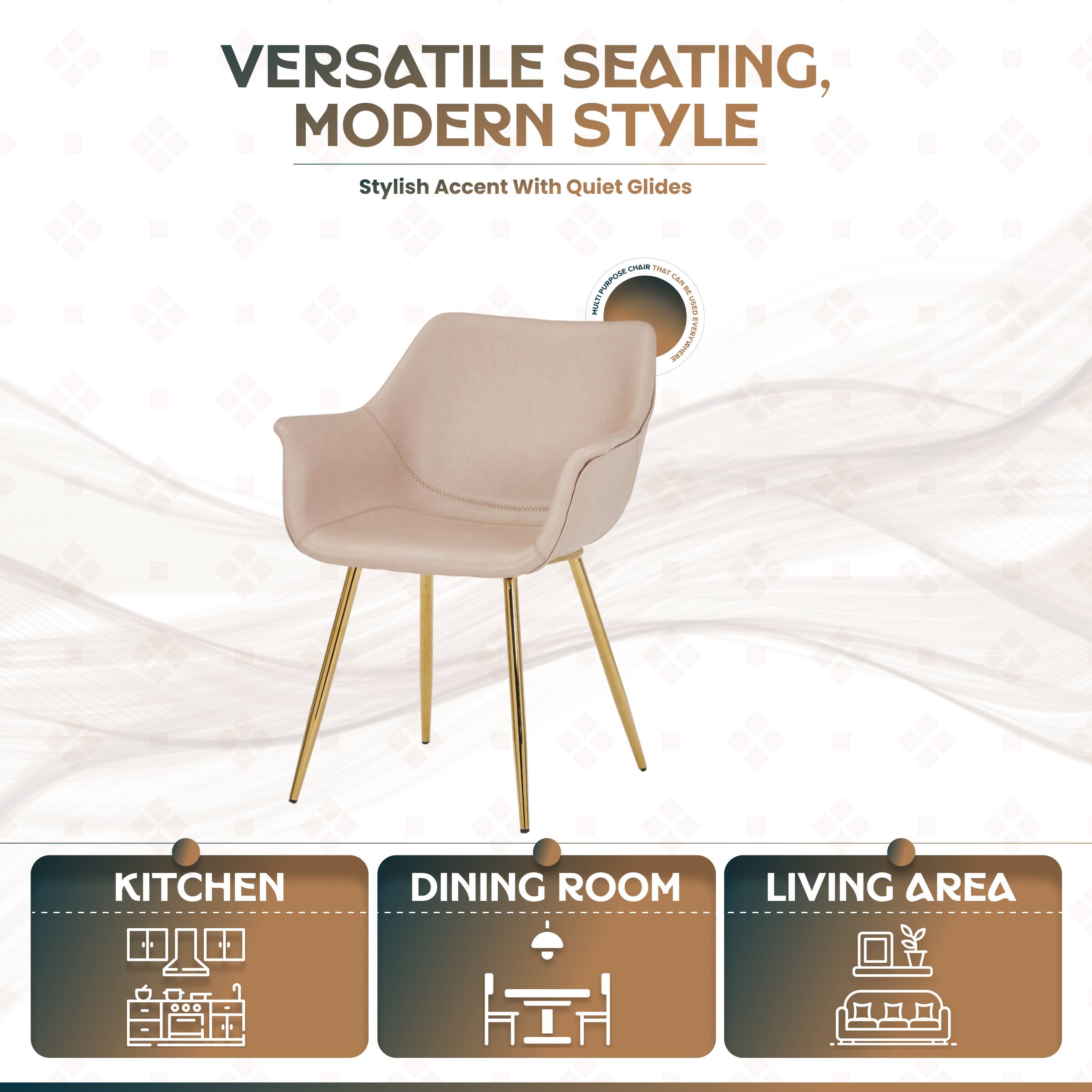 VERSATILE SEATING, MODERN STYLE  
Stylish Accent with Quiet Glides  

PAN THA? PRPOE CAN 1 HUAN sun DVeTtAS AN PERE  

KITCHEN  
DINING ROOM  
LIVING AREA